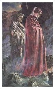 Dante e Virgilio negli inferi